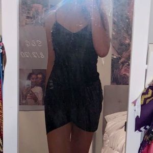 black homecoming dress. size 6. brand lulus